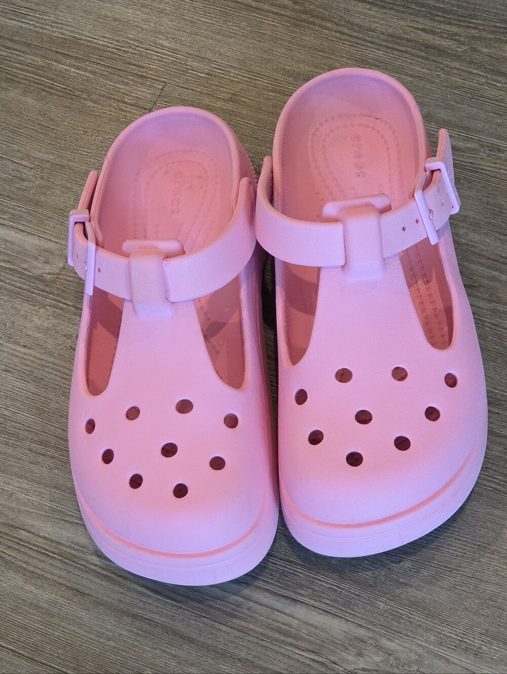 CROCS W7/M5 CLASSIC MARY JANE CLOG 210581 Pink Tweed
